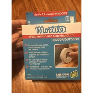 Mortite Gray Weatherstrip & Caulking Cord,‎ 45 Ft. F4 Mortite F4 038092810948